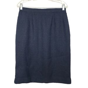 Morgan Miller Blue Pencil Skirt 14P